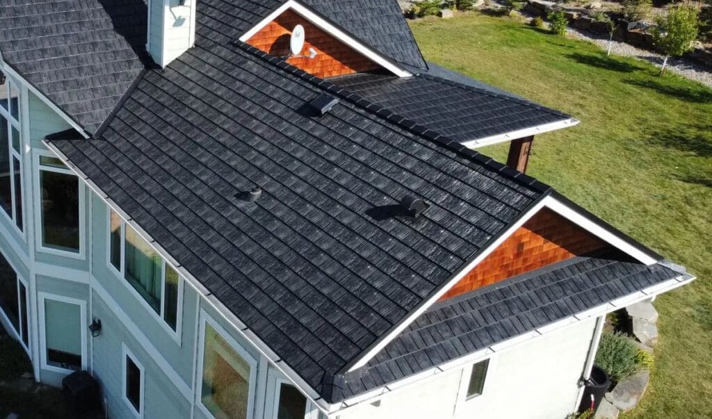 Black Euroshield roof